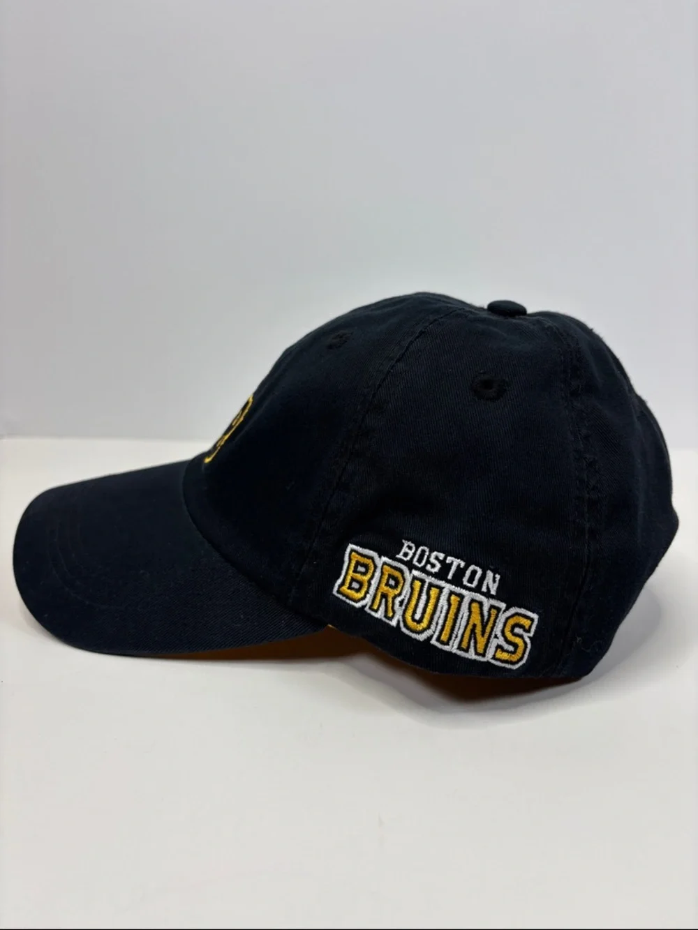 Boston Bruins Hat Cap Adidas NHL Adjustable Unstructured Slouch Black Dad Hat